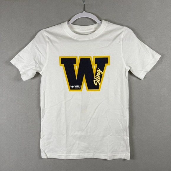 French Toast Other - French Toast Boys L 10/12 T-Shirt White KIPP Academy West Sting Graphic Tee